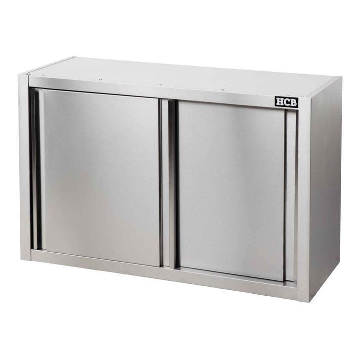 HCB Wandkast - schuifdeur - 100 cm - RVS, Zakelijke goederen, Horeca | Keukenapparatuur, Nieuw in verpakking, Overige typen, Verzenden