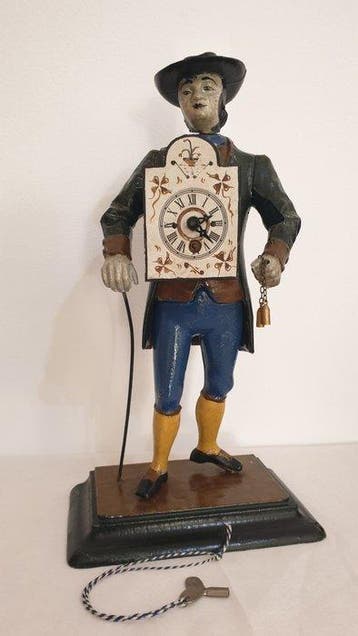 Zwarte Woud Clockman klok - Jan van Egmond - Antiek