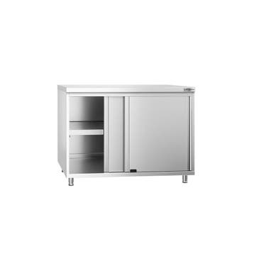 GGM Gastro | Gesloten RVS werktafel PREMIUM - 1000x600mm - |, Verzenden, Nieuw in verpakking, Meubilair