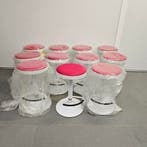 Miunn verstelbare kruk - roze stof, Ophalen of Verzenden, Nieuw