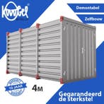 4m opslagcontainer enkele deur(en) lange zijde