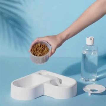 Automatische Dubbele Voer- en Drinkbak voor Huisdieren met W, Verzenden, Nieuw