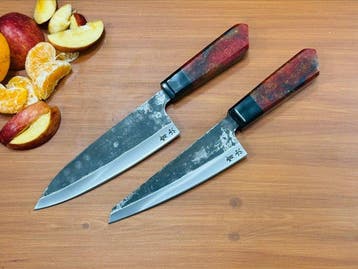 Keukenmes - Deba & Kiritsuke - Met de hand vervaardigde