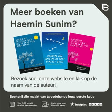 Dingen die je hoop geven - Haemin Sunim 9789022598368, Boeken, Psychologie, Verzenden, Gelezen, Haemin Sunim