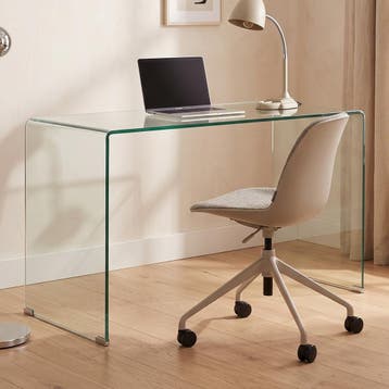 *WOONWINKEL* Bureau Van Gebogen Glas, Verzenden, Nieuw
