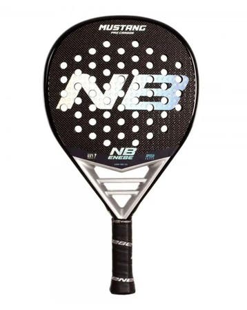 Enebe Mustang Silver 3K - Enebe Padel Racket - BestelPadel, Ophalen of Verzenden, Nieuw