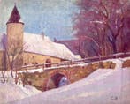Camillo Brockelmann (1883-1963) - Winterliche, Antiek en Kunst