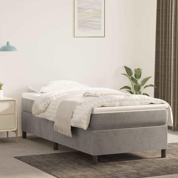 vidaXL Dekmatras 90x190x5 cm, Verzenden, Nieuw, Wit