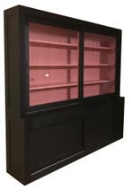 Buffetkast XL design zwart - roze 260 x 240cm, Huis en Inrichting, Kasten | Buffetkasten, Ophalen of Verzenden, Nieuw