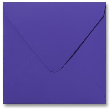 Envelop 16 x 16 cm Softskin Lavendel, Verzenden, Nieuw