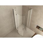 Wiesbaden Curf Douchecabine Kwartrond met 1 Draaideur Links, Doe-het-zelf en Verbouw, Ophalen of Verzenden, Nieuw, Glas