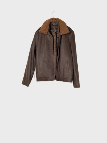 RINO & PELLE Leren jassen Heren maat M Bruin Vintage, Ophalen of Verzenden, Nieuw