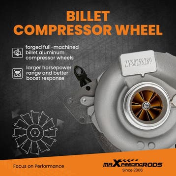 Turbolader universeel billet T3/T4 tot 400+ pk compressor..., Verzenden, Nieuw, Universele onderdelen