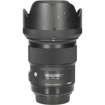Tweedehands Sigma 50mm f/1.4 DG HSM Art Canon CM7444, Audio, Tv en Foto, Fotografie | Lenzen en Objectieven, Ophalen of Verzenden