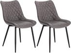 24goodz Set van 2 Eetkamerstoelen - Ergonomisch Ontwerp - An, Verzenden, Nieuw