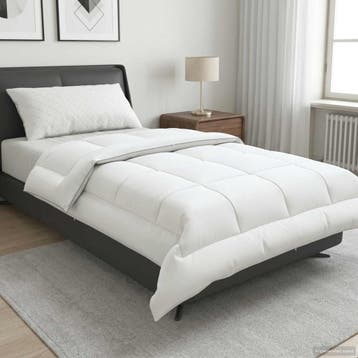 vidaXL Dekbed 140x220 cm 4 seizoenen 300 GSM Australisch Wol, Verzenden, Nieuw, Wit