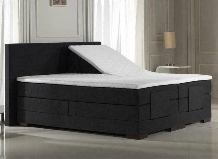 Elektrische Boxsprin President 180 x 210 Chicago Anthracite, Huis en Inrichting, Slaapkamer | Boxsprings, 180 cm, 210 cm, Wit