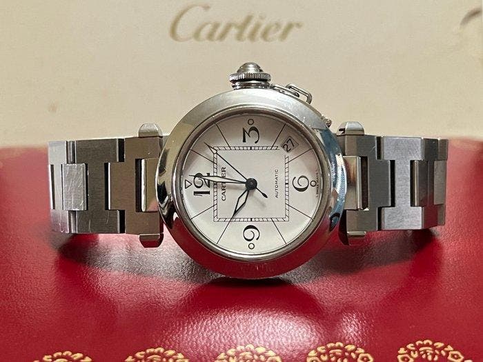 Cartier - Pasha - 2324 - Unisex - 2000-2010, Sieraden, Tassen en Uiterlijk, Horloges | Heren