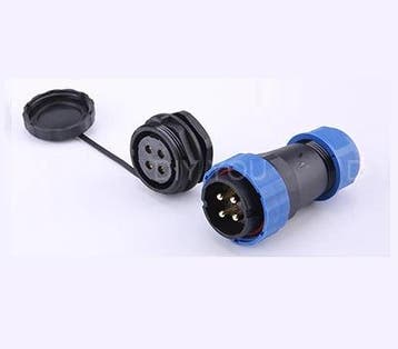 Male + socket - Waterdichte kabelverbinder - 4 aderig - IP68, Ophalen of Verzenden, Nieuw