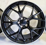 20 inch 5x112 Kipardo KF3406 Black Breedset 8.5 9.5J ET38/43, Auto-onderdelen, Banden en Velgen, Nieuw, 20 inch, Velg(en)