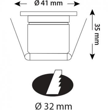 Voordeelpak LED Veranda Spot Verlichting 6 Pack - Inbouw, Ophalen of Verzenden, Nieuw, Overige fittingen, Plafondspot of Wandspot