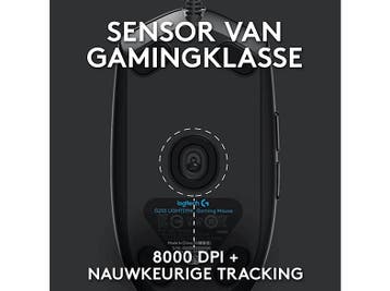 Logitech G -  G203 Lightsync Gaming-muis -  - Zwart, Computers en Software, Muizen, Muis, Logitech G, Verzenden, Gaming muis