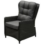 Marina premium lounge tuinstoel verstelbaar antraciet, Tuin en Terras, Tuinstoelen, Ophalen of Verzenden, Nieuw, Wicker