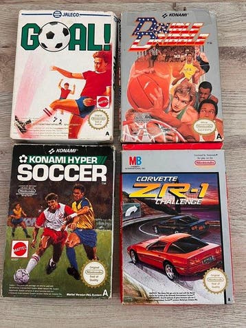Konami, Mattel - Nes - Lotto giochi Nes : Konami Hyper, Nieuw