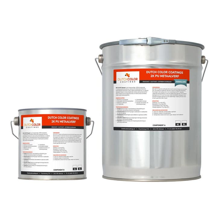 DCC 2K PU Topcoat 5L, Doe-het-zelf en Verbouw, Verf, Beits en Lak, Verf, Overige kleuren, Nieuw, Minder dan 5 liter, Verzenden