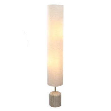 Moderne vloerlamp beige, Ghislaine, met schakelaar, Ophalen of Verzenden, Nieuw, Modern, 150 tot 200 cm