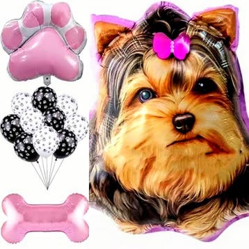 Yorkshire Terrier ballonnen set 15-delig, Verzenden, Nieuw