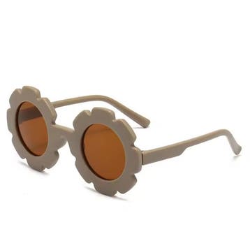 UV-bestendige zonnebril babys en peuters taupe en ivoor, Verzenden, Nieuw, Sweet-One