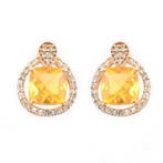 Zonder minimumprijs - Oorbellen - 14 karaat Geel goud -, Nieuw