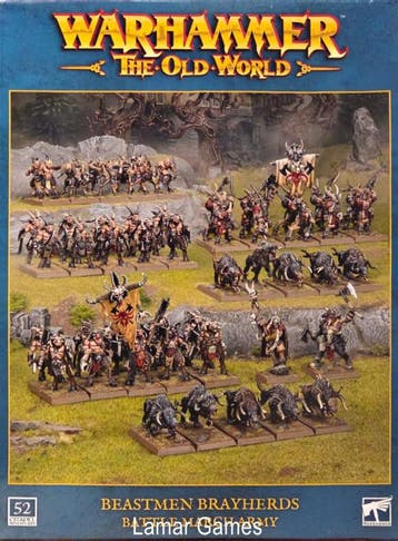 Beastmen Brayherds Battle March Army (warhammer nieuw), Ophalen of Verzenden, Nieuw