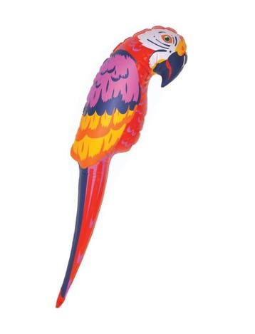 Opblaas Papegaai Coco 65cm, Ophalen of Verzenden, Nieuw