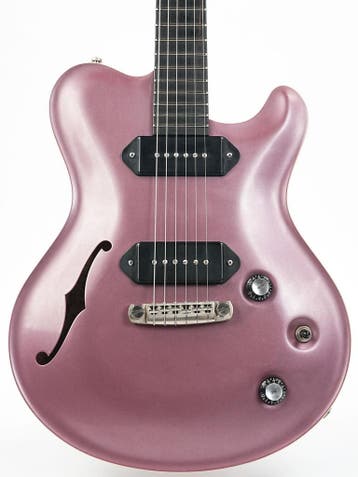 Nik Huber Dolphin II Burgundy Mist 2023 (Instrument), Ophalen of Verzenden, Zo goed als nieuw, Hollow body