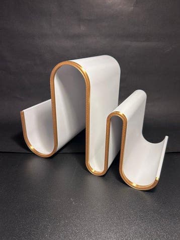 TiWo Design - Tijdschriftenhouder - Space Age Wave-stand