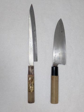 Keukenmes - Staal, Hout - Japan - Traditionele Japanse