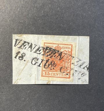 Italiaanse oude staten - Lombardije Venetië 1850 -, Gestempeld