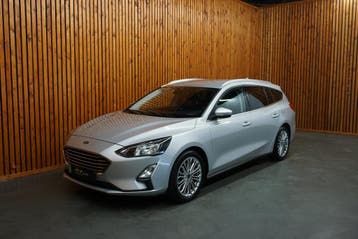 Ford Focus 1.0 EcoBoost Hybrid Titanium X Business Clima 049, LED verlichting, Stof, Gebruikt, Euro 6