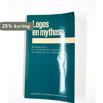 Logos en mythos / Publikatie / Nederlands Gesprek Centrum /, Verzenden, Gelezen, Anton Constandse