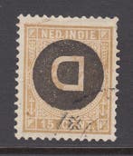 Nederlands-Indië 1911 - Machine-opdruk D kopstaand - NVPH, Gestempeld