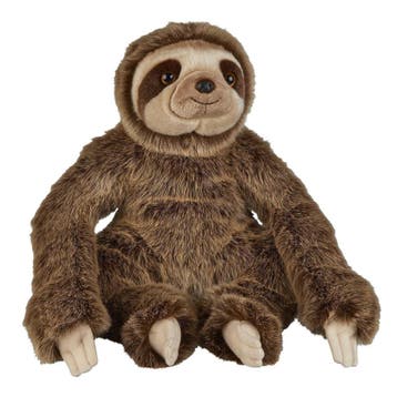 Ravensden luiaard knuffel - pluche - 50 cm - bruin, Kinderen en Baby's, Verzenden, Nieuw