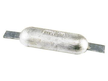 Romp anode aluminium met strip 0.60kg 110x60x28mm, Ophalen of Verzenden, Nieuw, Overige typen