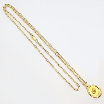 Ketting met hanger - 18 karaat Geel goud