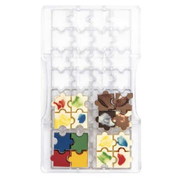 Chocolademal Puzzel (32x) 2x(h)1cm, Verzenden, Nieuw