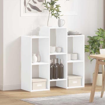 vidaXL Dressoir Wit 90 x 30 x 90 cm, Verzenden, Nieuw, 50 tot 100 cm, 25 tot 50 cm