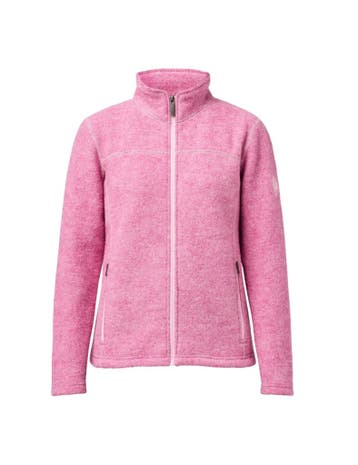 Ivanhoe dames wollen full-zip vest Beata Fuchsia Pink - Roze, Kleding | Dames, Ivanhoe of Sweden, Verzenden, Nieuw, Roze