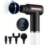 Massage Gun met LED Display en 4 Opzetstukken Deep Tissue, Verzenden, Nieuw