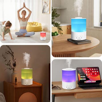 Luchtbevochtiger slaapkamer - Humidifier - 2,5L - Wit - Aigo, Verzenden, Zo goed als nieuw